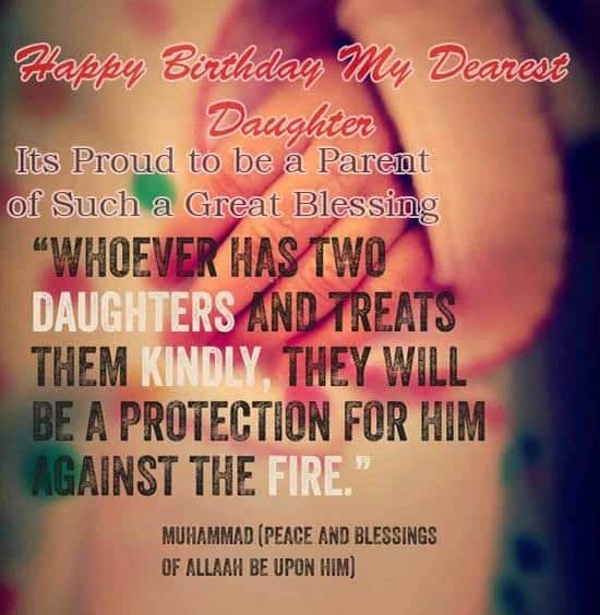 ↓ 31 – Islamic Birthday Quotes for Daughter