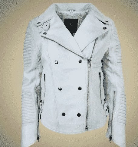 15 – Double Breasted Leather Jacket