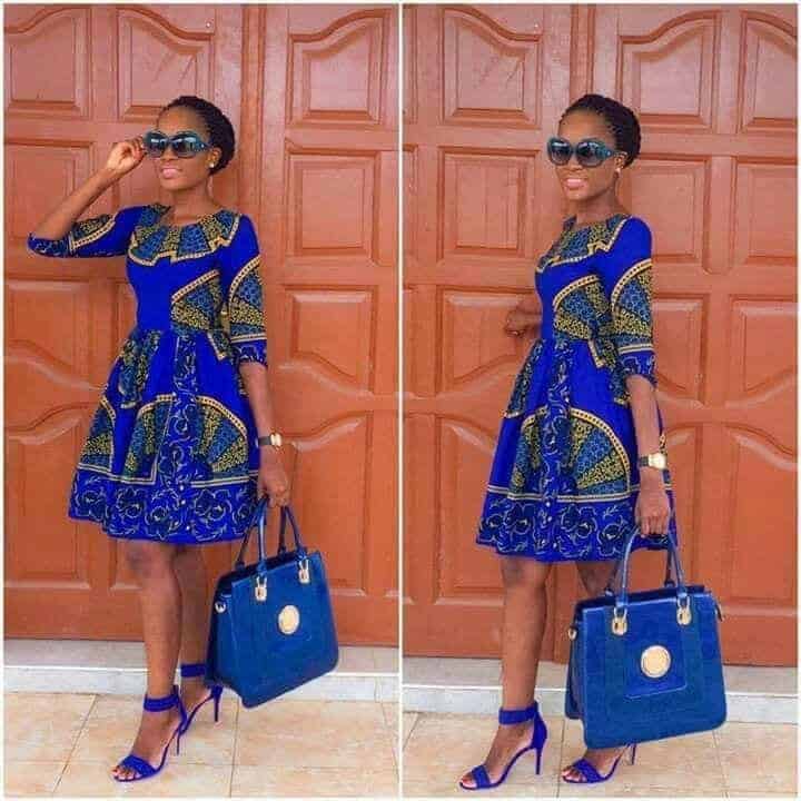 ↓ 24 – How To Wear Kitenge Short Dress