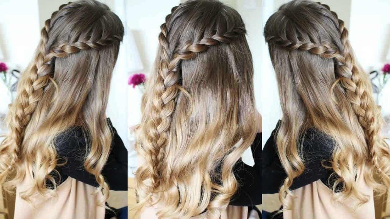 ↓ 28 – Braided Half Up Hair