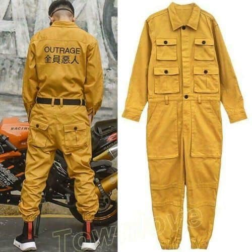 ↓ 45 – Mustard Yellow Cargo Pants