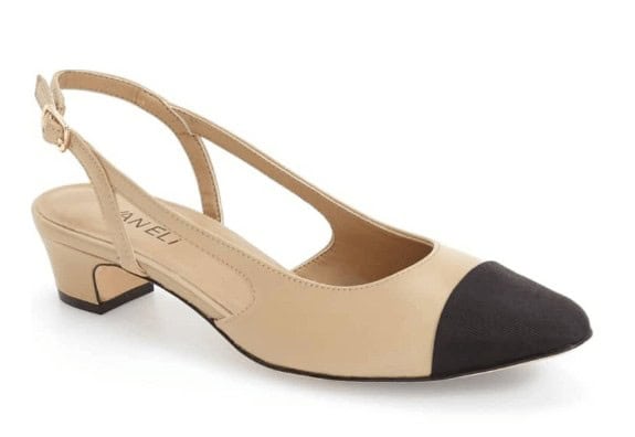 ↓ 5 – Do Beige Shoes Go With Black Dress?