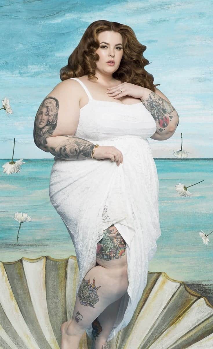 ↓ 7 – Tess Holliday – The Shortest Plus Size Supermodel