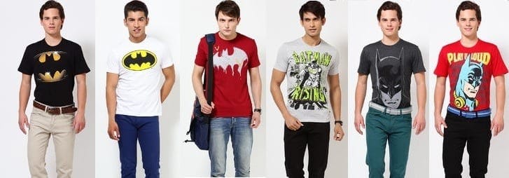 ↓ 4 – Superhero T-shirts