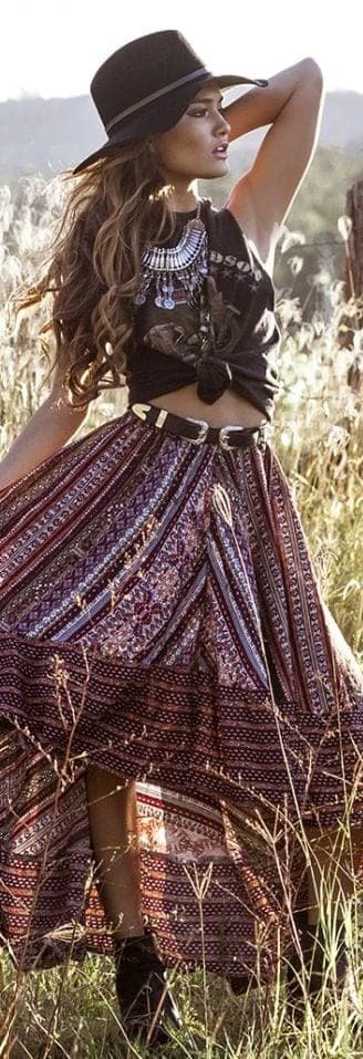 #2- A Boho Hippie Look