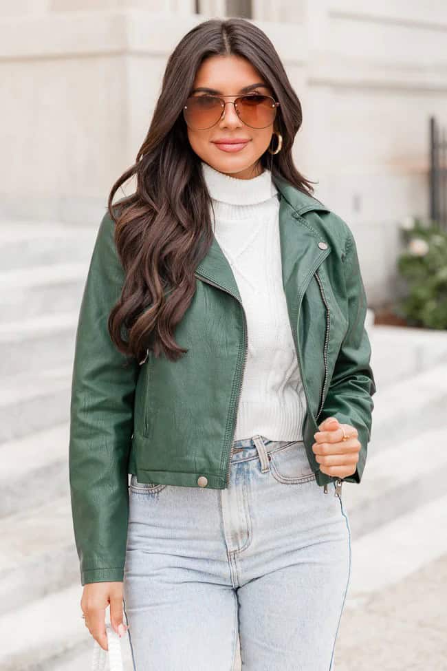 26 – Go for a Green Utility Jacket