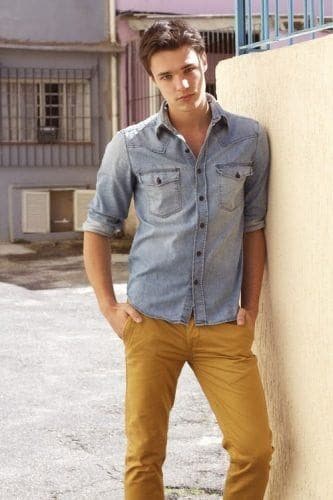 ↓ 26 – Smart Casual With Mustard Pants