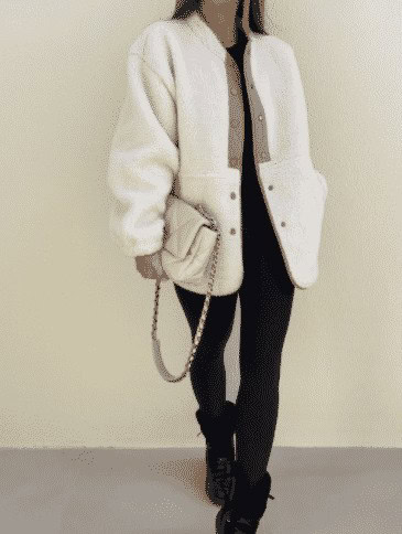 12 – Teddy Shearling Coat