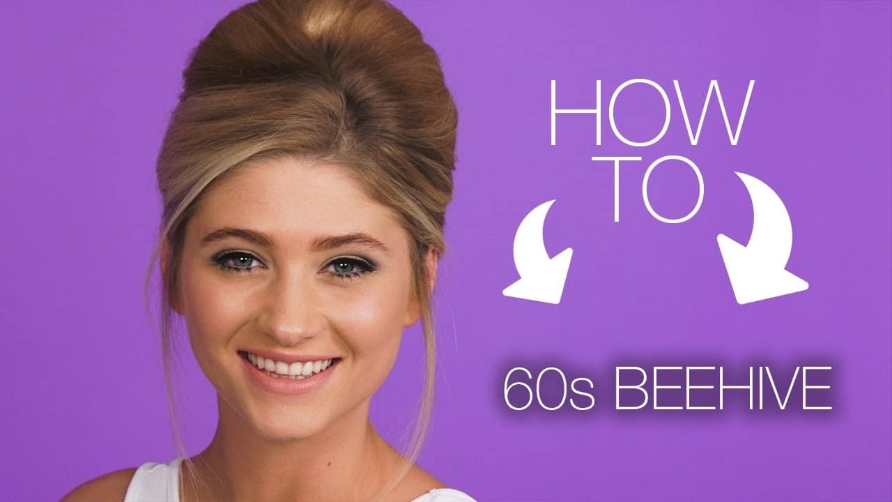 ↓ 1 – Sexy Beehive Updo Hairstyle for Parties