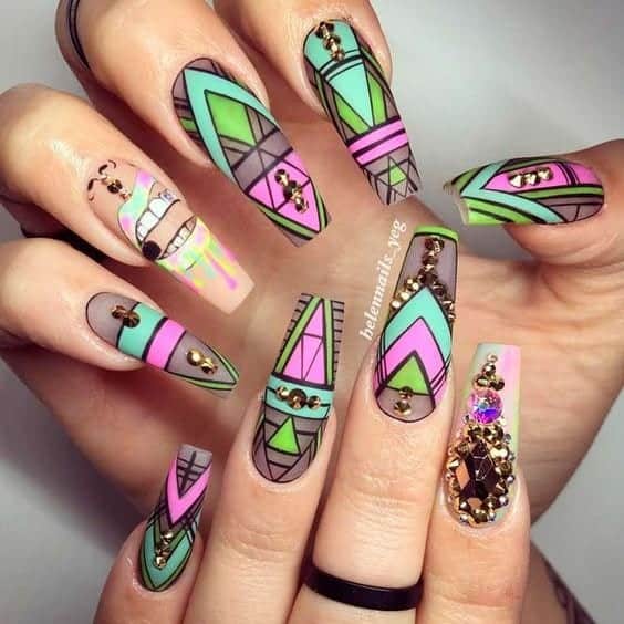 45 – Aztec Nails