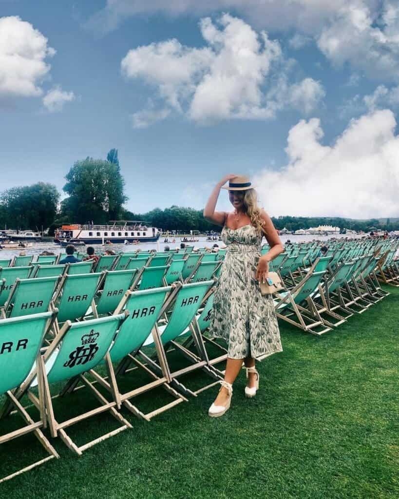 13 – Strapless Cream Dress With Green Floral Prints