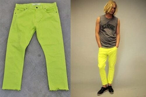 #13- Lime Green Jeans