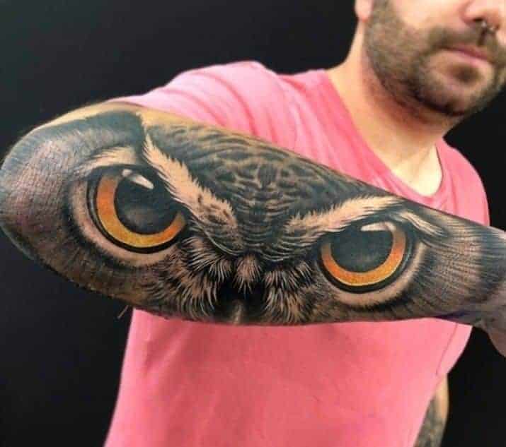 ↓ 7 – Owl Eyes Tattoo