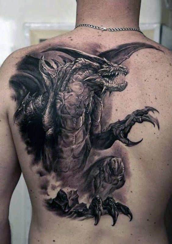 2 – Mythical Dragon Tattoo Ideas