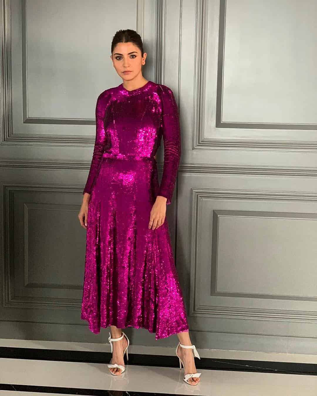 2 – Anushka Sharma’s Sequin Dress