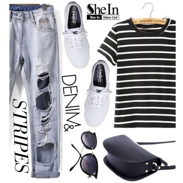 ↓ 16 – Jeans and Stripes