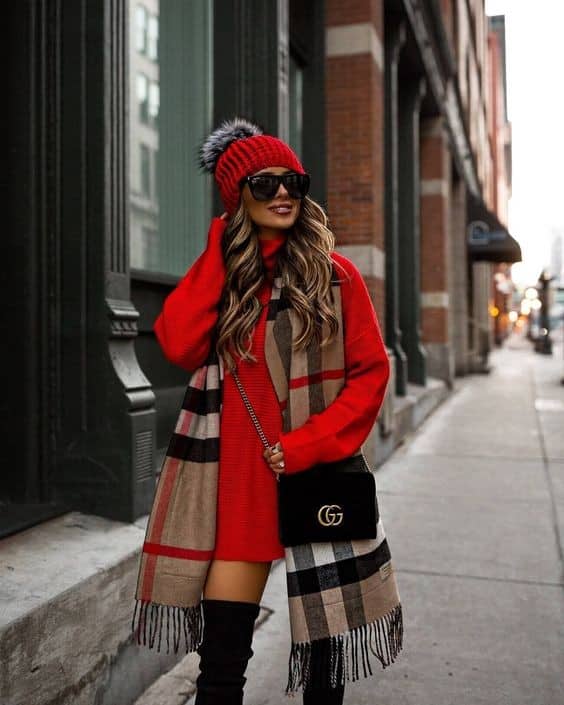 7 – The Perfect Red Winter Outfit