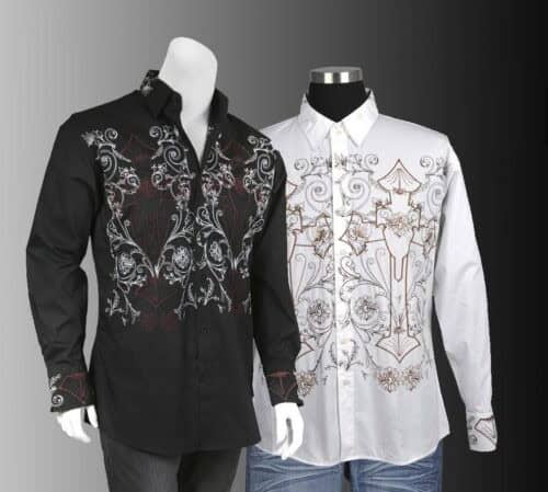 #11. Embroidered Retro Western Shirts