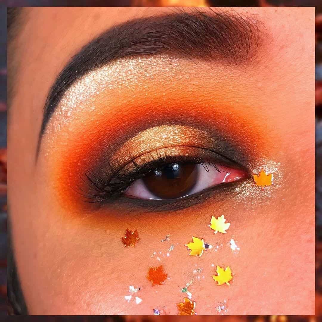 ↓ 10 – Autumn Inspired Eye Makeup