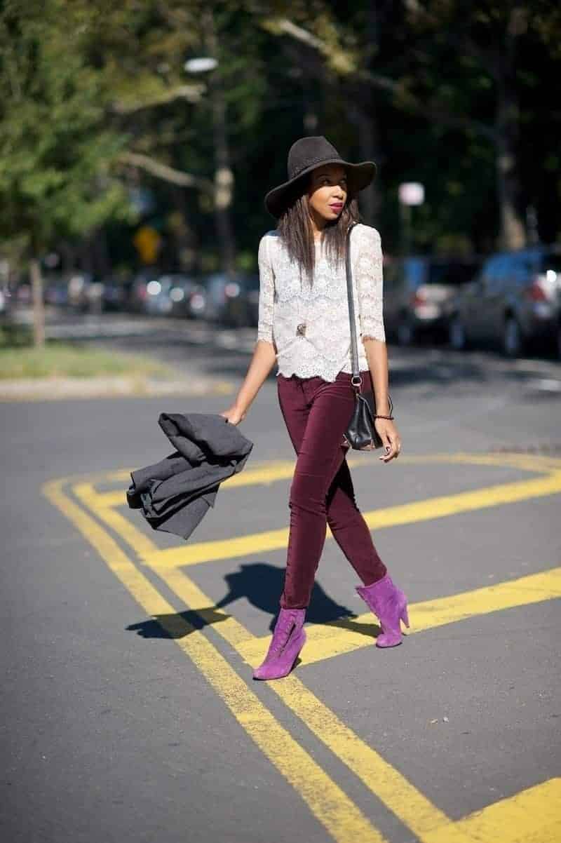 10 – Add Shades of Violet & Burgundy