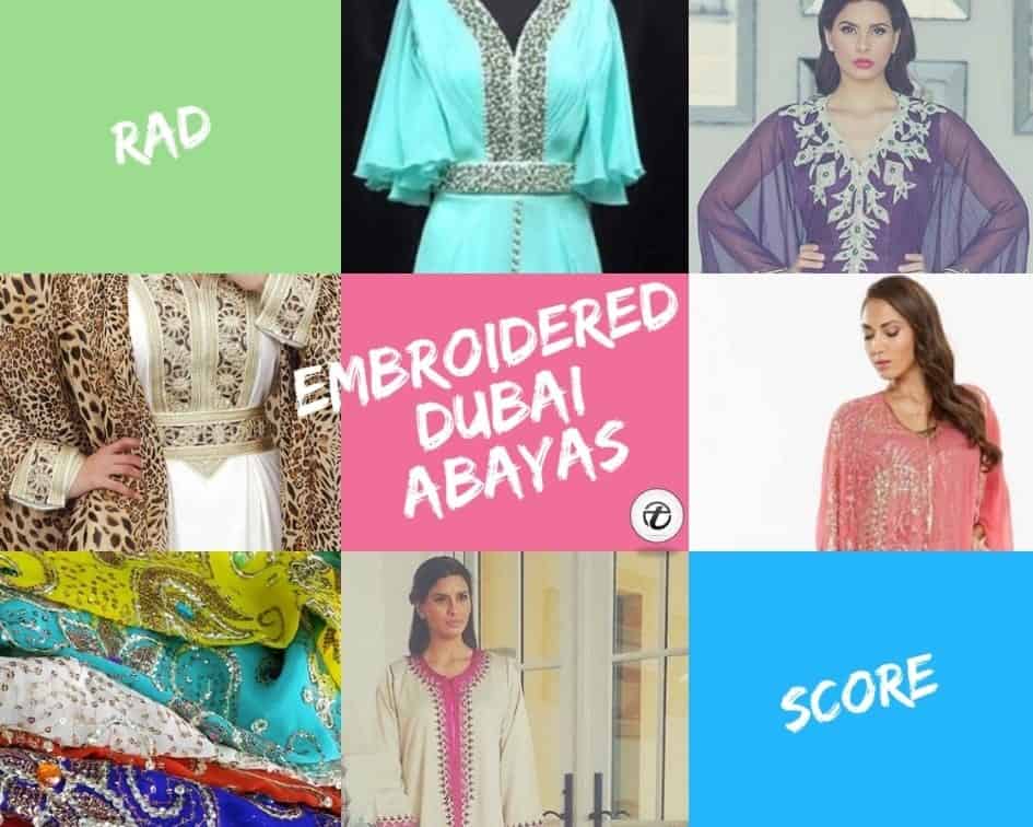 ↓ 6 – Designer Dubai Abayas