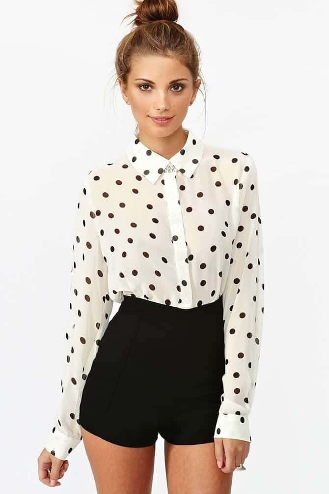 1 – Pair Them With Polka Dots