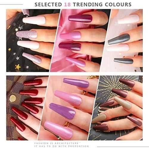 ↓ 10 – Glossy Winter Nail Colours