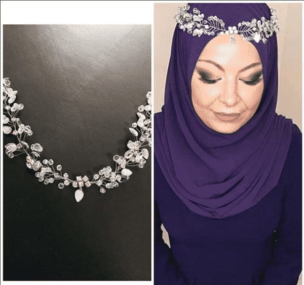 ↓ 1. What Accessories Go Well With Hijab