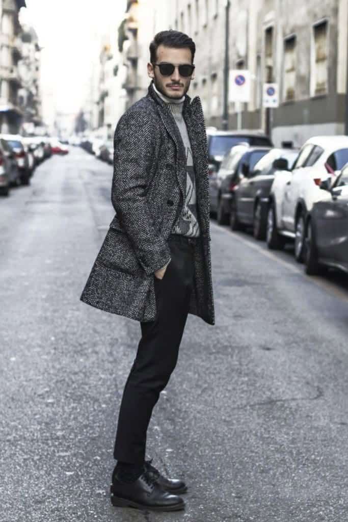 ↓ 13 – Long Overcoat To Add Class