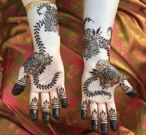 44 – Elegant Rose Henna