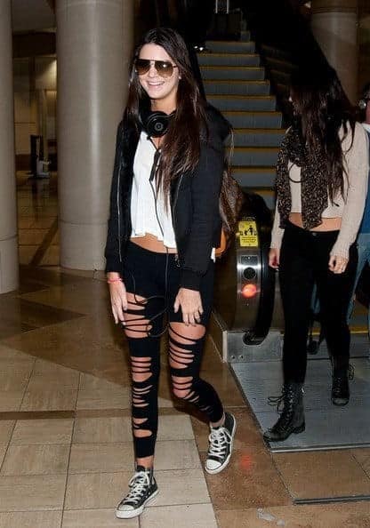 #19- Kendall Jenner In Ripped Jeans