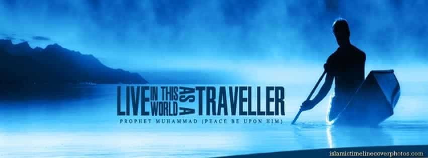 ↓ 5 – Live in the World Hadith as a Facebook Cover Photo