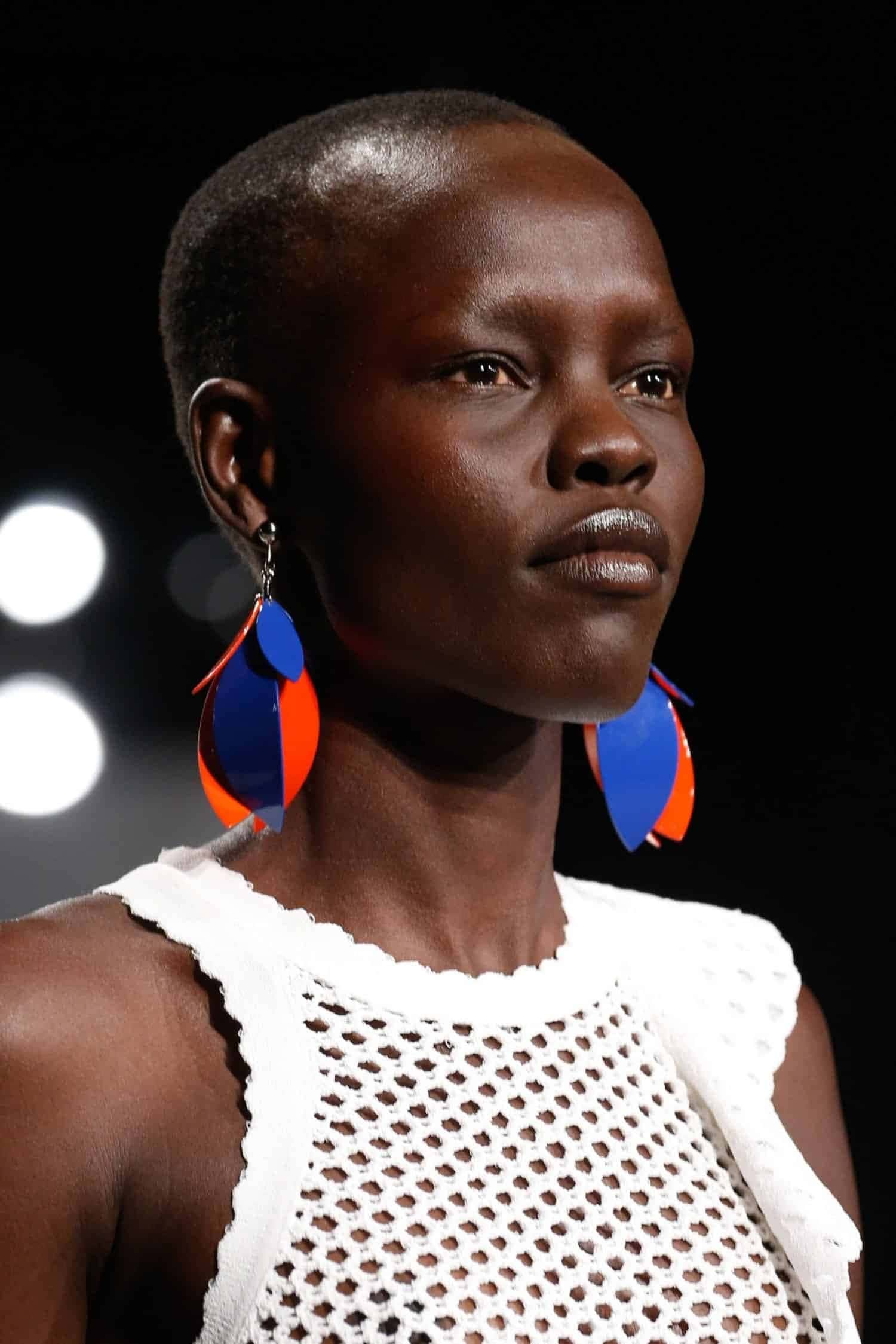 ↓ 4 – Multi-colored Statement Earrings