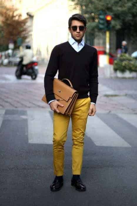 ↓ 9 – Yellow Chino Pants