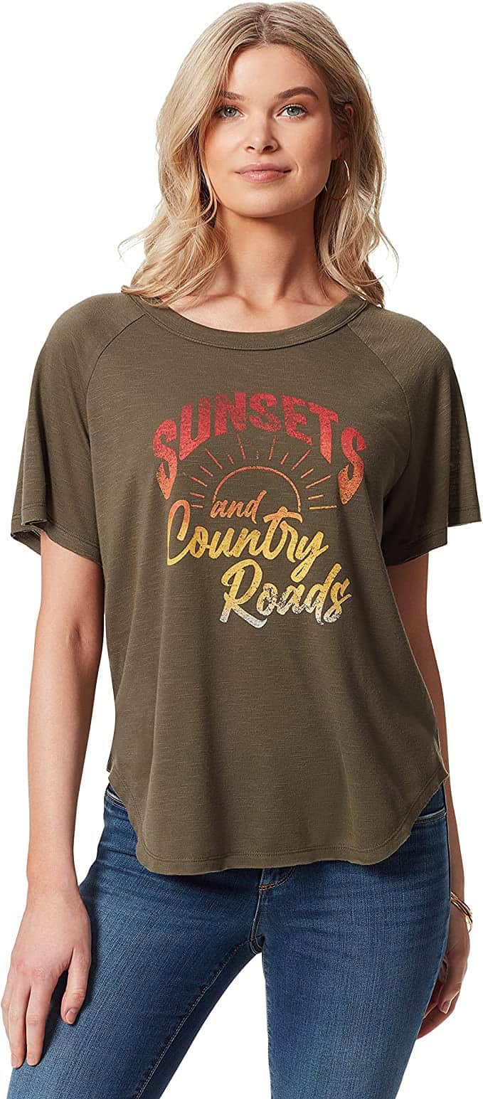 Country Themed Graphic Tee $24