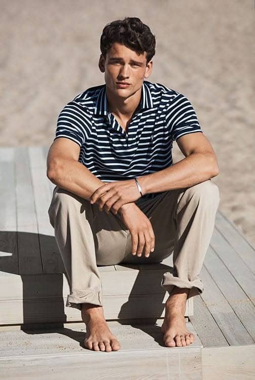 ↓ 19 – Striped Polo Shirt