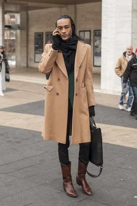 #24. With a Trench Coat