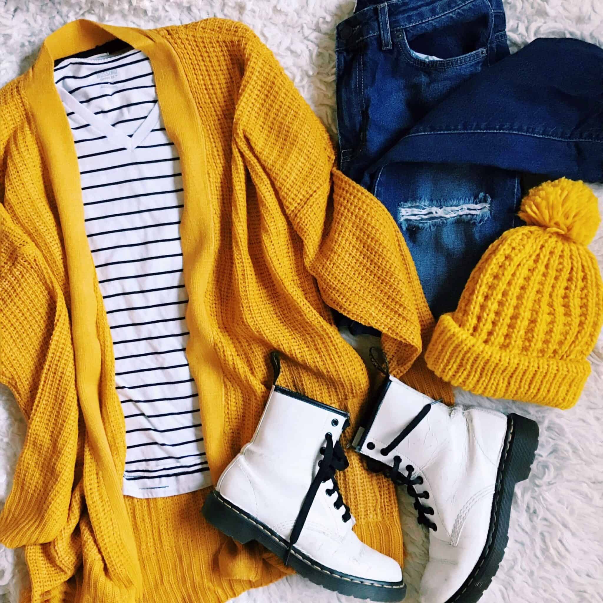 Tips on How to Wear Black & Yellow Together