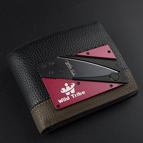 #11 – Wild Tribe Credit Card Sized Folding Wallet Knife