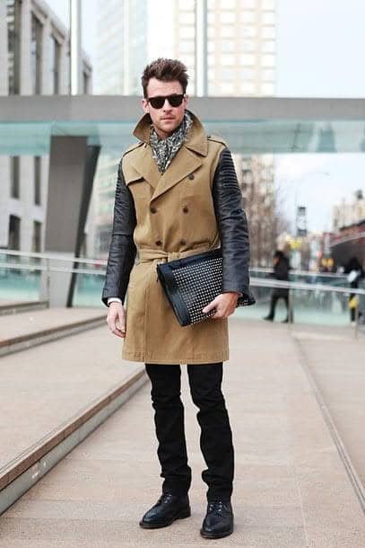 ↓ 8: The Two-Toned Trench Coat