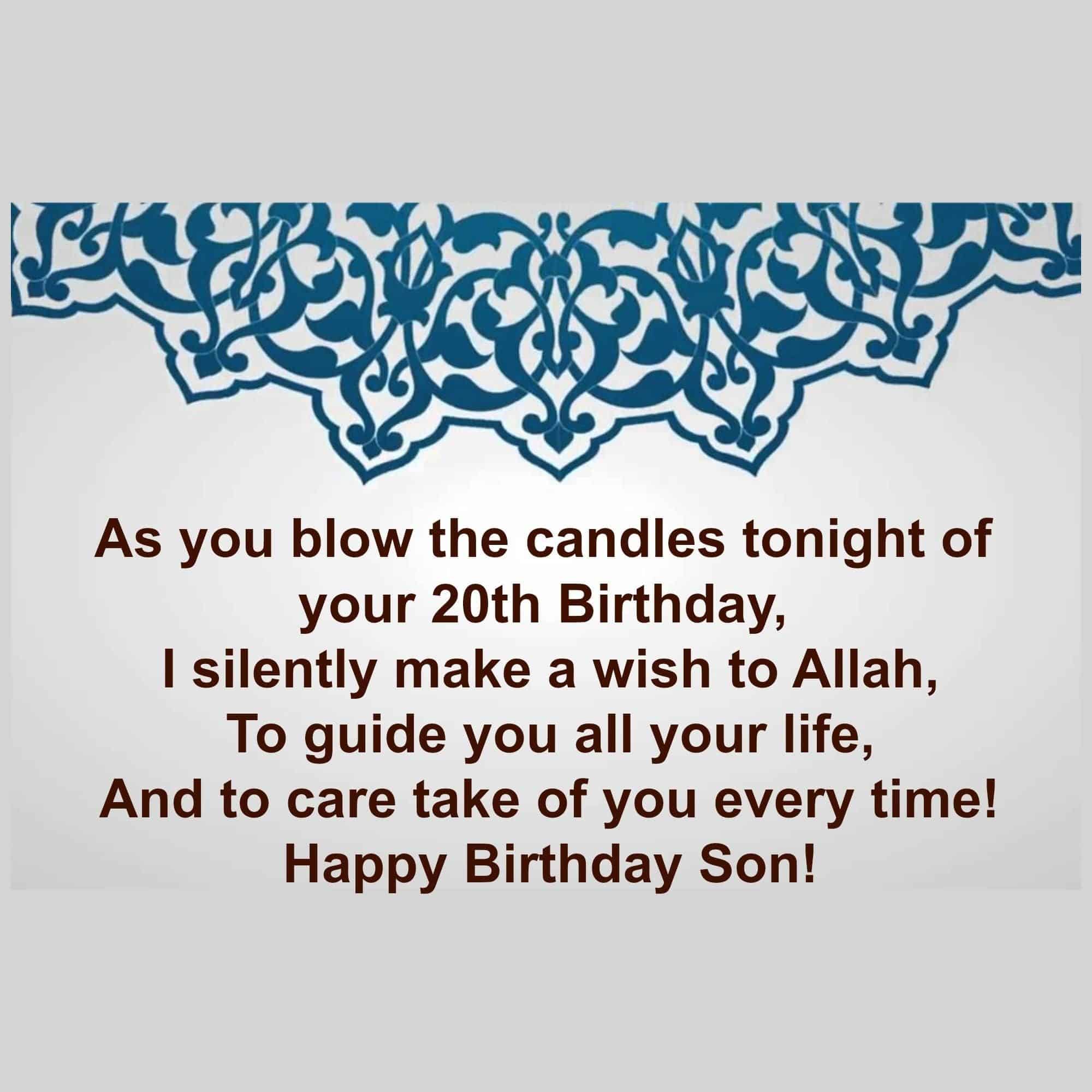 ↓ 26 – 20th Birthday Islamic Quote