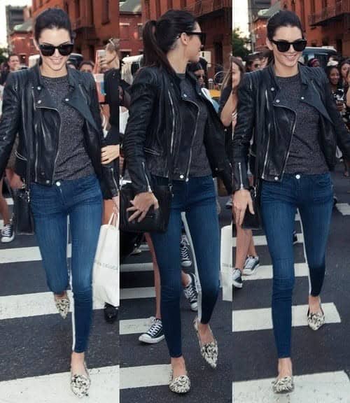 #7- Kendall Jenner in Bomber Jacket