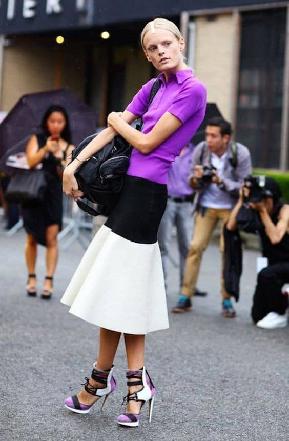 2 – Make A Statement With A Vibrant Violet Shirt