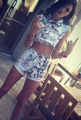 23 – Floral Matching Short And Top