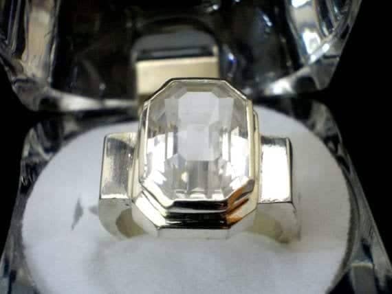 #3 – A Diamond Quartz Men Ring