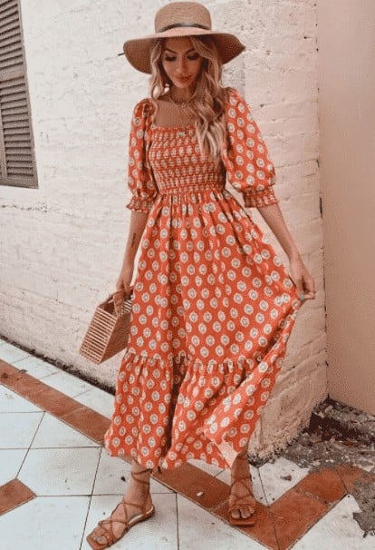 9 – Opt for a Whimsical Look With a Flowy Dress