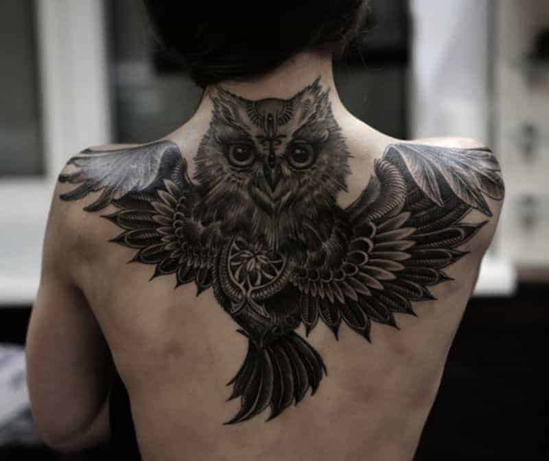 ↓ 12 – Mysterious Owl Tattoo