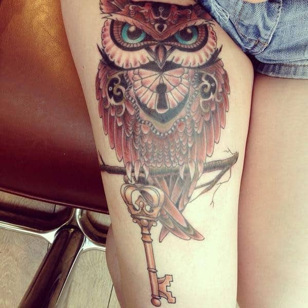 #6- Wise Owl Tattoo