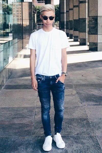 39 – With Jeans + White Tee