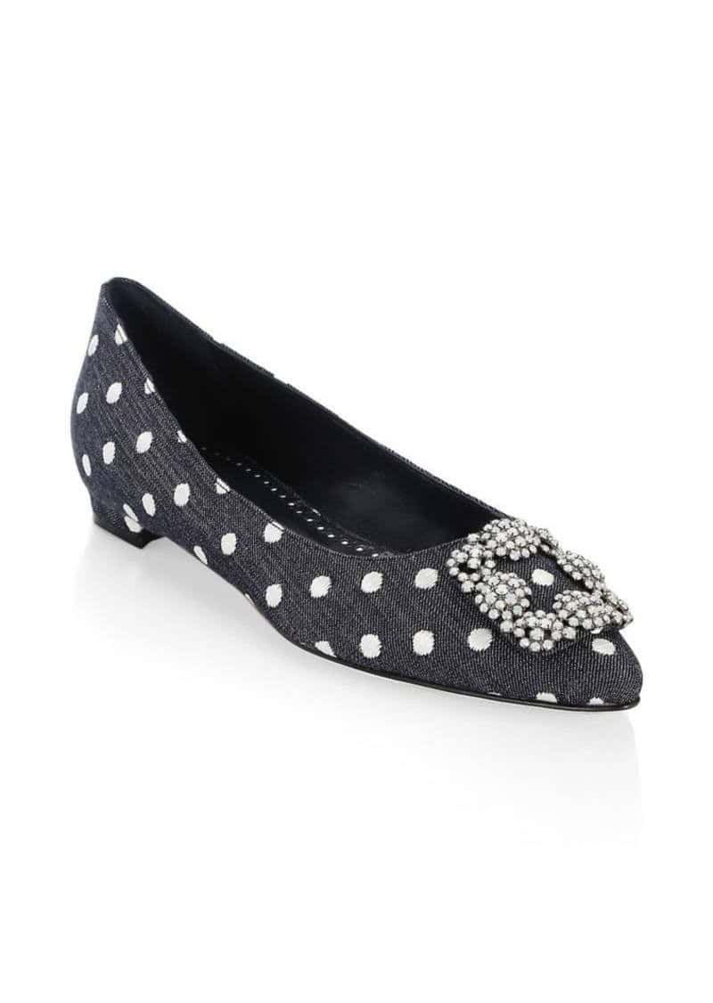 ↓ 8 – Dress Up A Plain Black Dress With Polka Dot Shoes